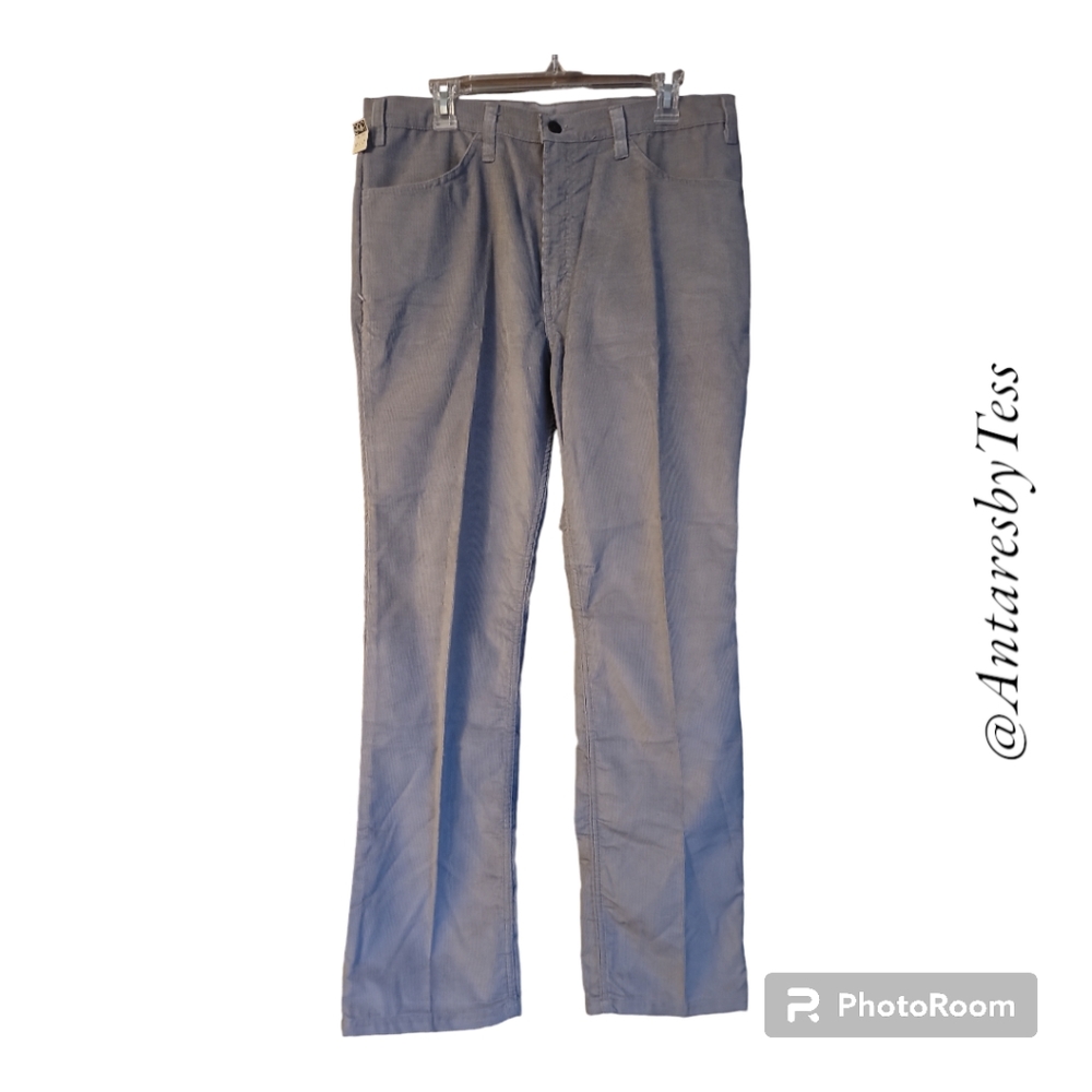 Gap Pioneer 36x32 mens corduroy pants gray vintage NWT rare